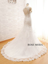 Load image into Gallery viewer, rosemoda-cut-out-back-lace-mermaid-weddingdress-e.jpg