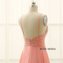 Load image into Gallery viewer, rosemoda-delicate-beaded-chiffon-prom-dress-h.jpg