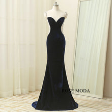 Load image into Gallery viewer, rosemoda-delicate-beaded-velvet-women-warm-prom-dress-b.jpg