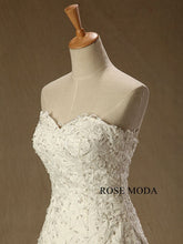 Load image into Gallery viewer, rosemoda-dropped-a-line-wedding-dress-with-removable-bolero-g.jpg