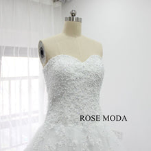 Load image into Gallery viewer, rosemoda-dropped-beaded-lace-ball-gown-wedding-dress-c.jpg