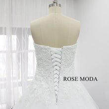 Load image into Gallery viewer, rosemoda-dropped-beaded-lace-ball-gown-wedding-dress-e.jpg