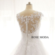 Load image into Gallery viewer, rosemoda-dropped-lace-a-line-wedding-dress-h.jpg