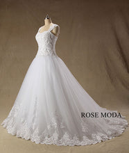 Load image into Gallery viewer, rosemoda-dropped-lace-ball-gown-wedding-dress-b_05549310-1374-40c8-a3dd-d481571d5771.jpg