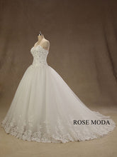 Load image into Gallery viewer, rosemoda-dropped-lace0ball-gown-wedding-dress-b.jpg