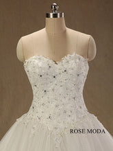 Load image into Gallery viewer, rosemoda-dropped-lace0ball-gown-wedding-dress-d.jpg