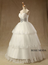 Load image into Gallery viewer, rosemoda-dropped-princess-ball-wedding-dress-b.jpg