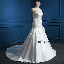 Load image into Gallery viewer, rosemoda-dropped-satin-trumpet-wedding-dress-b.jpg
