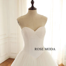 Load image into Gallery viewer, rosemoda-dropped-waist-ball-gown-wedding-dress-f.jpg