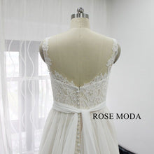 Load image into Gallery viewer, rosemoda-elegant-a-line-chiffon-wedding-dress-e.jpg