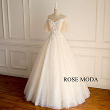 Load image into Gallery viewer, rosemoda-elegant-a-line-wedding-dress-b.jpg