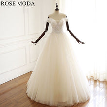 Load image into Gallery viewer, rosemoda-elegant-beaded-lace-a-line-wedding-dress-a.jpg