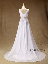 Load image into Gallery viewer, rosemoda-elegant-chiffon-a-line-wedding-dress-c.jpg