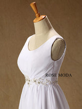 Load image into Gallery viewer, rosemoda-elegant-chiffon-a-line-wedding-dress-e.jpg