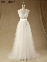 Load image into Gallery viewer, rosemoda-elegant-illusion-a-line-wedding-dress-a.jpg