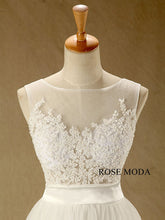 Load image into Gallery viewer, rosemoda-elegant-illusion-a-line-wedding-dress-d.jpg