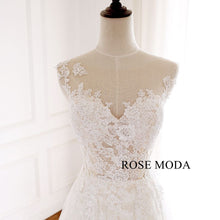 Load image into Gallery viewer, rosemoda-elegant-illusion-a-line-wedding-dress-e_c48aec49-415d-42e0-8ee0-37a3af97b109.jpg