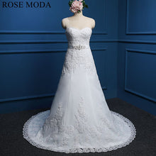 Load image into Gallery viewer, rosemoda-fitted-a-line-lace-wedding-dress-a.jpg