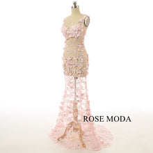 Load image into Gallery viewer, rosemoda-flowy-pink-prom-dress-b.jpg