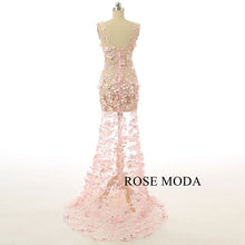 Load image into Gallery viewer, rosemoda-flowy-pink-prom-dress-c.jpg
