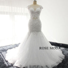 Load image into Gallery viewer, rosemoda-heavy-beaded-mermaid-wedding-dress-i.jpg