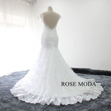 Load image into Gallery viewer, rosemoda-illusion-beaded-lace-mermaid-wedding-dress-g.jpg