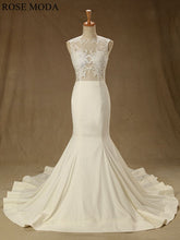 Load image into Gallery viewer, rosemoda-illusion-bodice-fitted-mermaid-wedding-dress-a.jpg