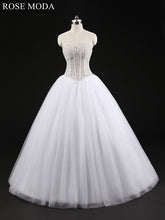 Load image into Gallery viewer, rosemoda-illusion-corset-ball-gown-wedding-dress-a.jpg