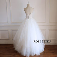 Load image into Gallery viewer, rosemoda-illusion-lace-ball-gown-wedding-dress-b_bf197c17-0979-4329-bd8d-4618a8bf617f.jpg