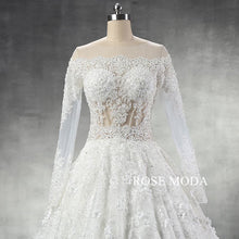 Load image into Gallery viewer, rosemoda-illusion-lace-ball-gown-wedding-dress-e_03efbafb-f13b-479f-b7c6-9c551f5eba75.jpg