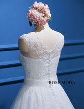 Load image into Gallery viewer, rosemoda-illusion-lace-ball-gown-wedding-dress-f.jpg