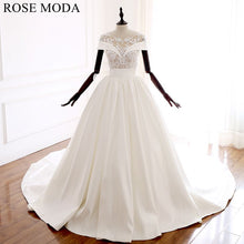 Load image into Gallery viewer, rosemoda-illusion-lace-satin-ball-gown-wedding-dress-a.jpg