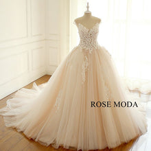Load image into Gallery viewer, rosemoda-illusion-luxury-ball-gown-wedding-dress-b.jpg