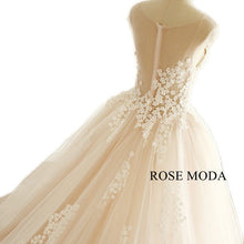 Load image into Gallery viewer, rosemoda-illusion-luxury-ball-gown-wedding-dress-e.jpg