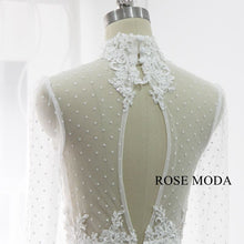Load image into Gallery viewer, Rosemoda Illusion Mermaid Wedding Dress With Cut Out Back