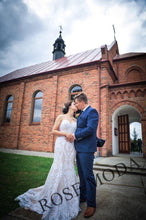 Load image into Gallery viewer, rosemoda-ivory-sequin-lace-over-champagne-mermaid-wedding-dress-h.jpg