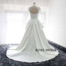 Load image into Gallery viewer, rosemoda-lace-and-satin-a-line-wedding-dress-with-cut-out-back-e.jpg