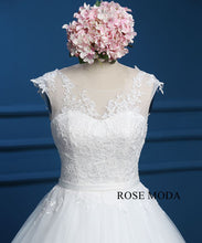 Load image into Gallery viewer, rosemoda-lace-ball-gown-wedding-dress-e.jpg