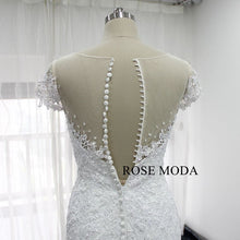 Load image into Gallery viewer, rosemoda-lace-bodice-tiered-tufted-tulle-wedding-dress-d.jpg