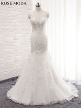 Load image into Gallery viewer, rosemoda-lace-fit-and-flare-mermaid-wedding-dress-a_d136ebf3-dd5e-4627-af24-3d865d2f9c78.jpg
