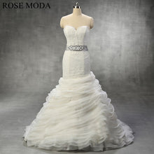 Load image into Gallery viewer, rosemoda-lace-fit-and-flare-ruffled-mermaid-wedding-dress-a.jpg