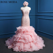 Load image into Gallery viewer, rosemoda-lace-fit-and-flare-ruffled-mermaid-wedding-dress-a_161d8283-a3bd-4908-845c-6bfe38f560af.jpg