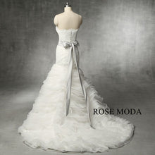 Load image into Gallery viewer, rosemoda-lace-fit-and-flare-ruffled-mermaid-wedding-dress-b.jpg