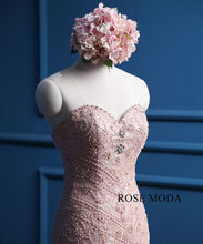 Load image into Gallery viewer, rosemoda-lace-fit-and-flare-ruffled-mermaid-wedding-dress-f.jpg