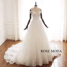 Load image into Gallery viewer, rosemoda-lace-illusion-a-line-wedding-dress-b.jpg