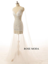 Load image into Gallery viewer, rosemoda-lace-illusion-flowy-evening-dress-b.jpg