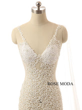 Load image into Gallery viewer, rosemoda-lace-illusion-flowy-evening-dress-e.jpg