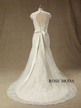 Load image into Gallery viewer, rosemoda-lace-mermaid-wedding-with-cut-out-back-c.jpg