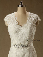 Load image into Gallery viewer, rosemoda-lace-mermaid-wedding-with-cut-out-back-d.jpg