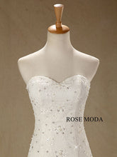 Load image into Gallery viewer, rosemoda-lace-ruffled-organza-mermaid-wedding-dress-d.jpg